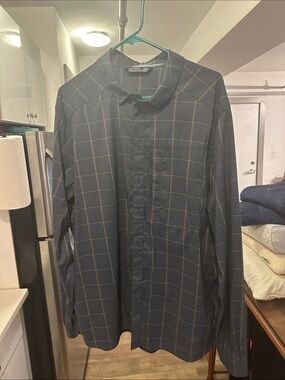 Arc’teryx Shirt Jacket with Tan Windowpane